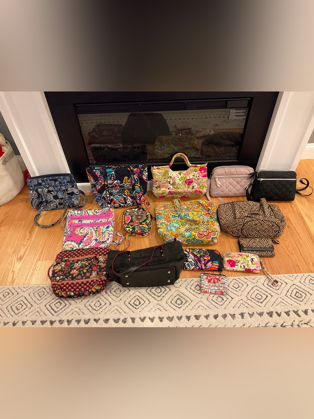 Vera Bradley purses large lot.